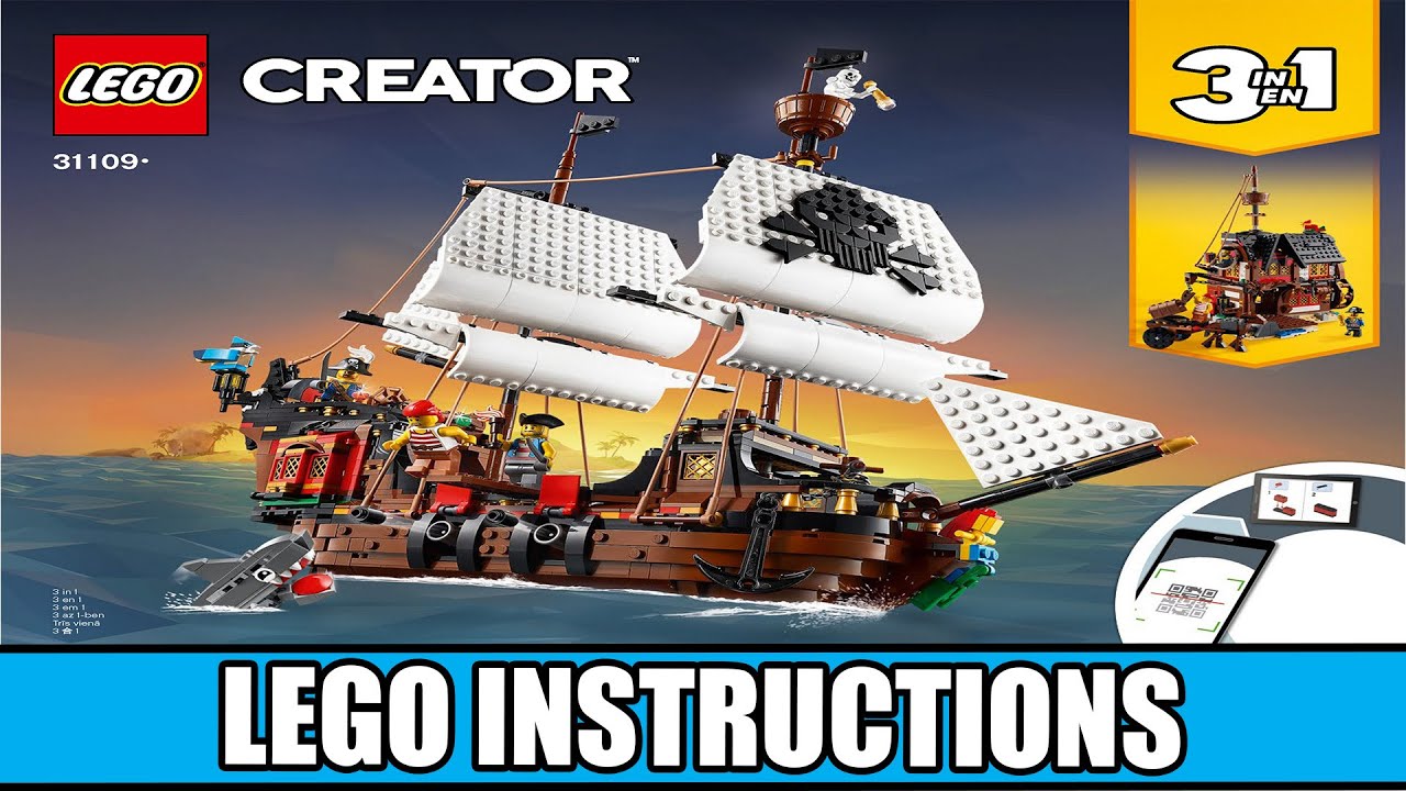 LEGO Instructions - Creator - 31109 - Pirate Ship (Book 1)