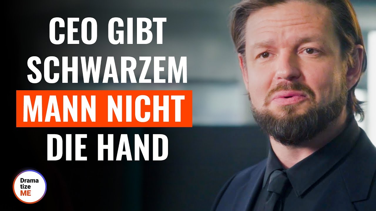 CEO gibt schwarzem Mann nicht die Hand | @DramatizeMe Deutsch