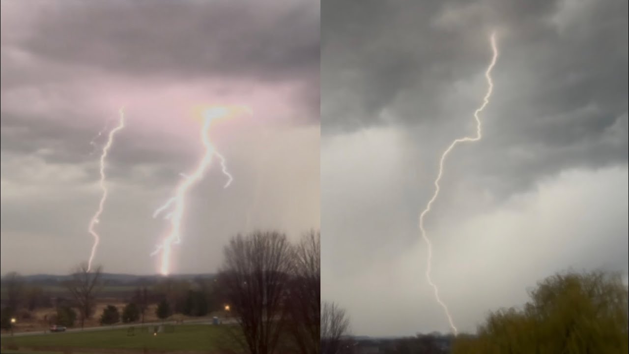 Close Lightning Barrage! (Storms of 4/18/25)