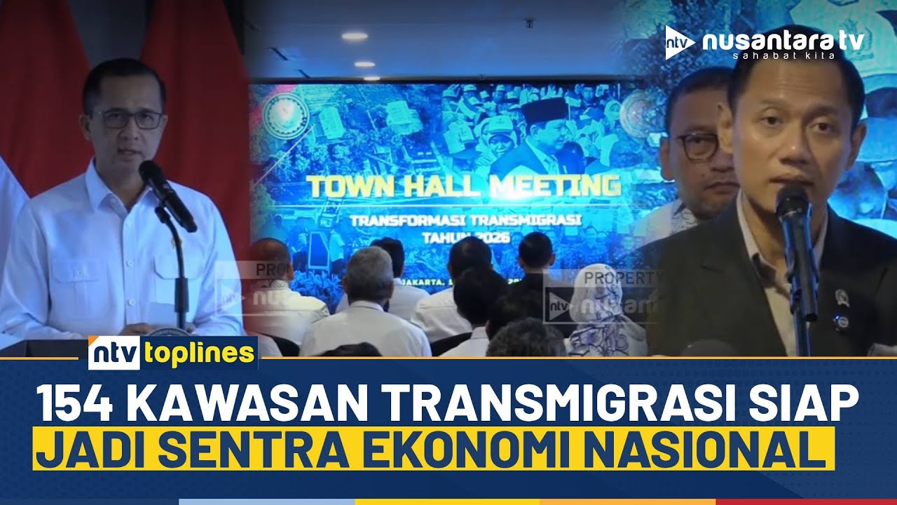 Bentuk Transformasi, Kawasan Transmigrasi Disulap Jadi Sentra Ekonomi, 154 Lokasi Disiapkan | NTV