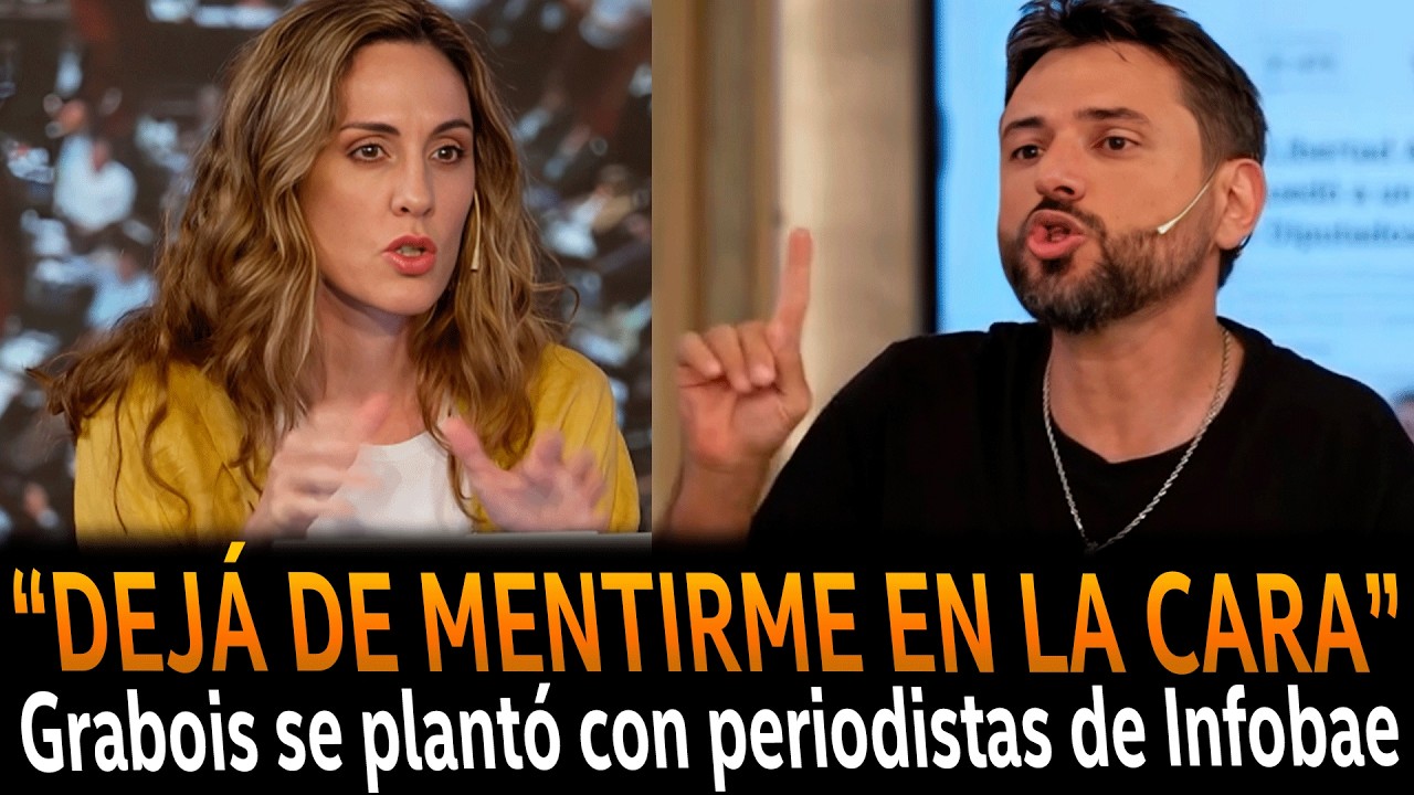 GRABOIS confront&oacute; con periodista de INFOBAE en vivo