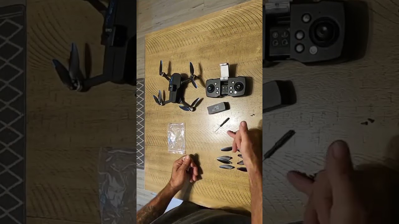 S132 GPS BRUSHLESS MINI FOLDING CAMERA DRONE UNBOXING FROM temu.com #darerchobbyreviews #shorts