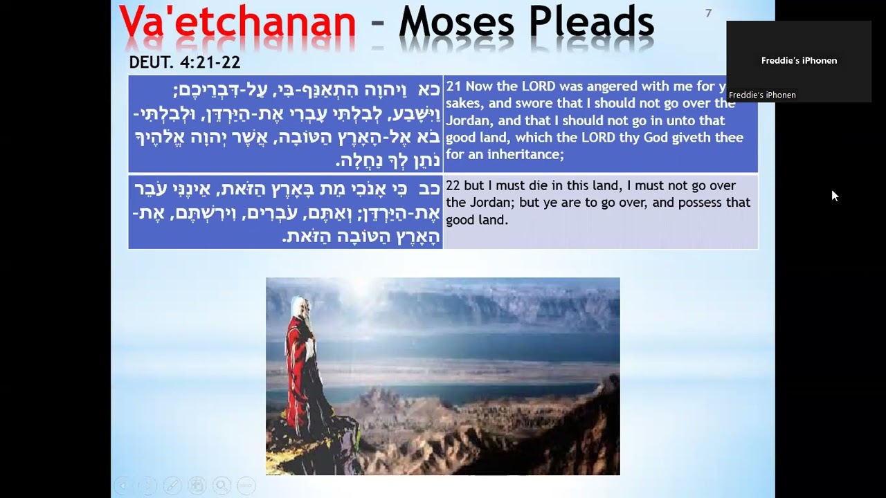 Vaetchanan 5783 Gospel of Yeshua Congregation Yeshua