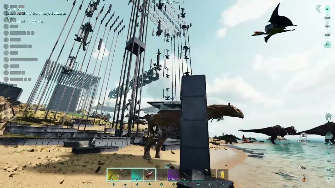 Ark Ascended Official PvP | Average Day For The Best Console Tribe