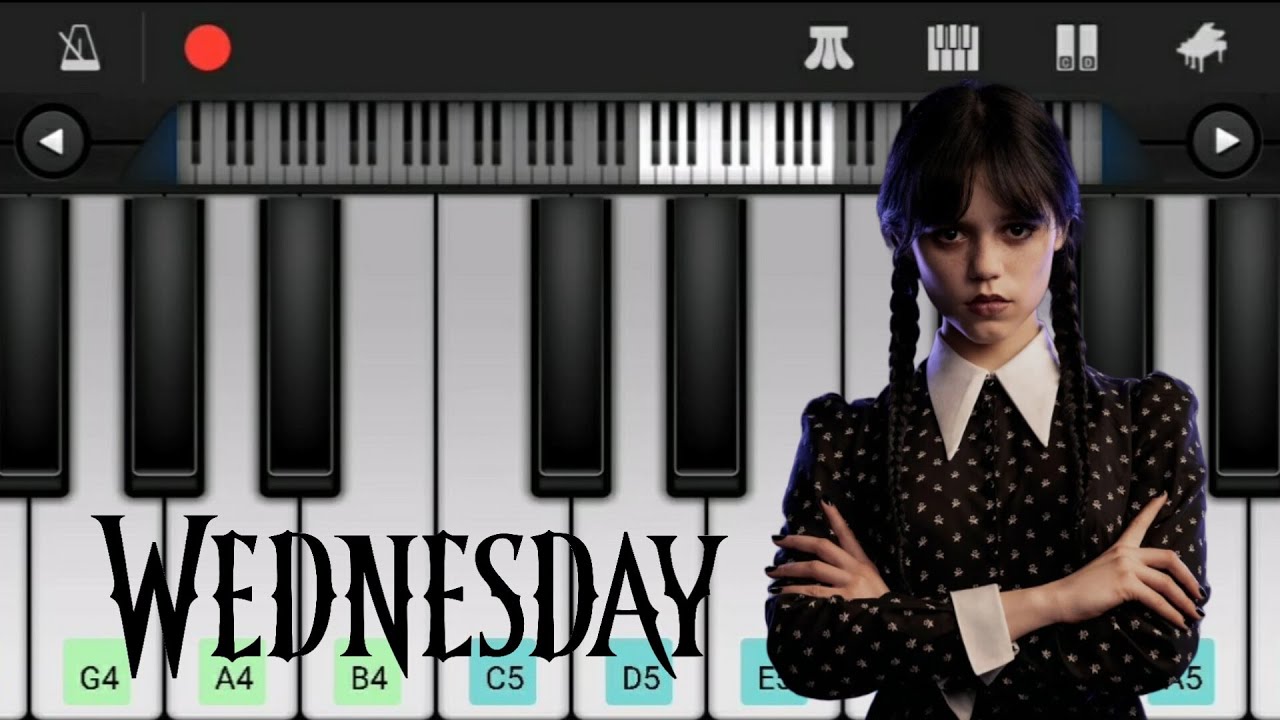 Lady Gaga - Bloody Mary | Wednesday | Perfect Piano | Basic Piano
