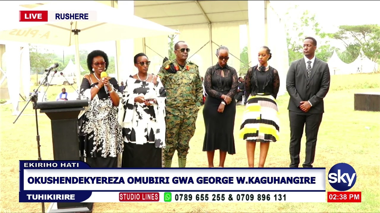 Muka Lt.Gen. James Mugira arikugamaba ahari Ishezaara, ahakuziika.