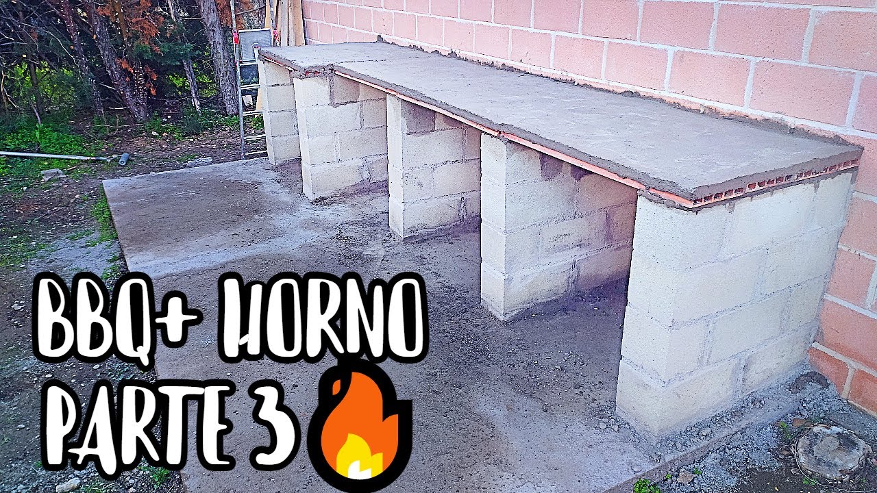 Mesa de ladrillo🧱 – Barbacoa de obra (Ep 3) 🔥