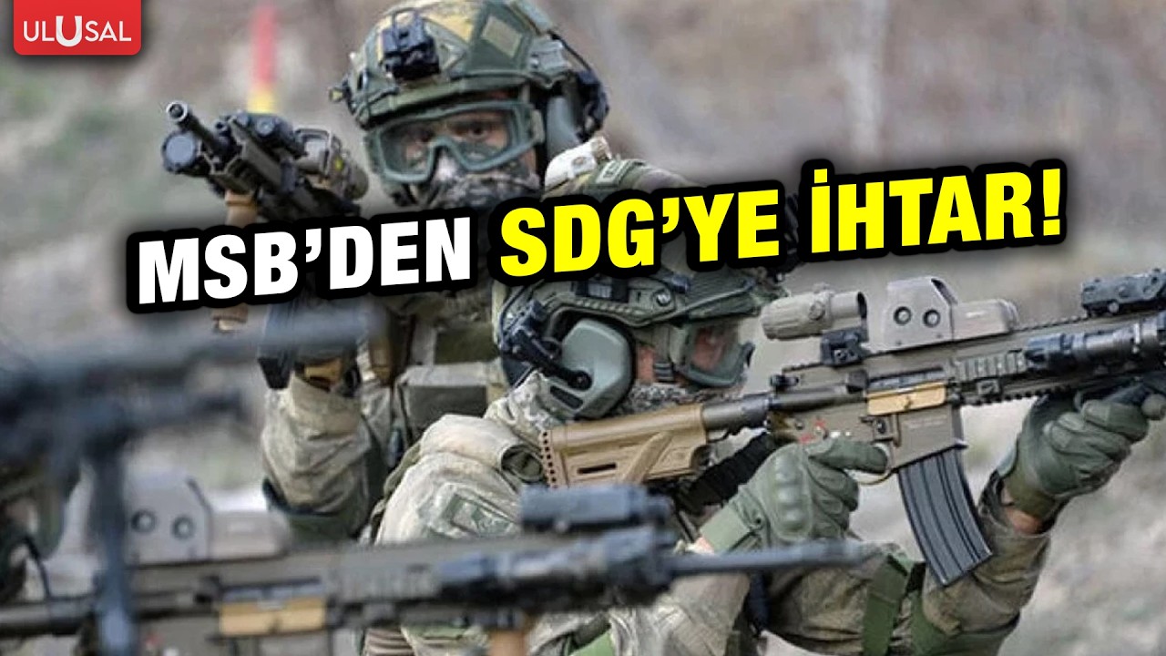 MSB'den Suriye'ye son ihtar! Tek ordu, tek devlet dışında seçenek yok!