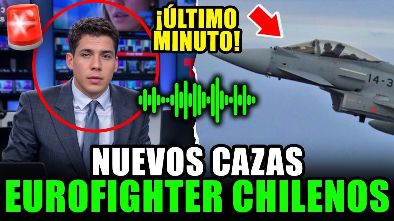Los NUEVOS cazas EUROFIGHTER para la FUERZA AÉREA chilena LLEGAN