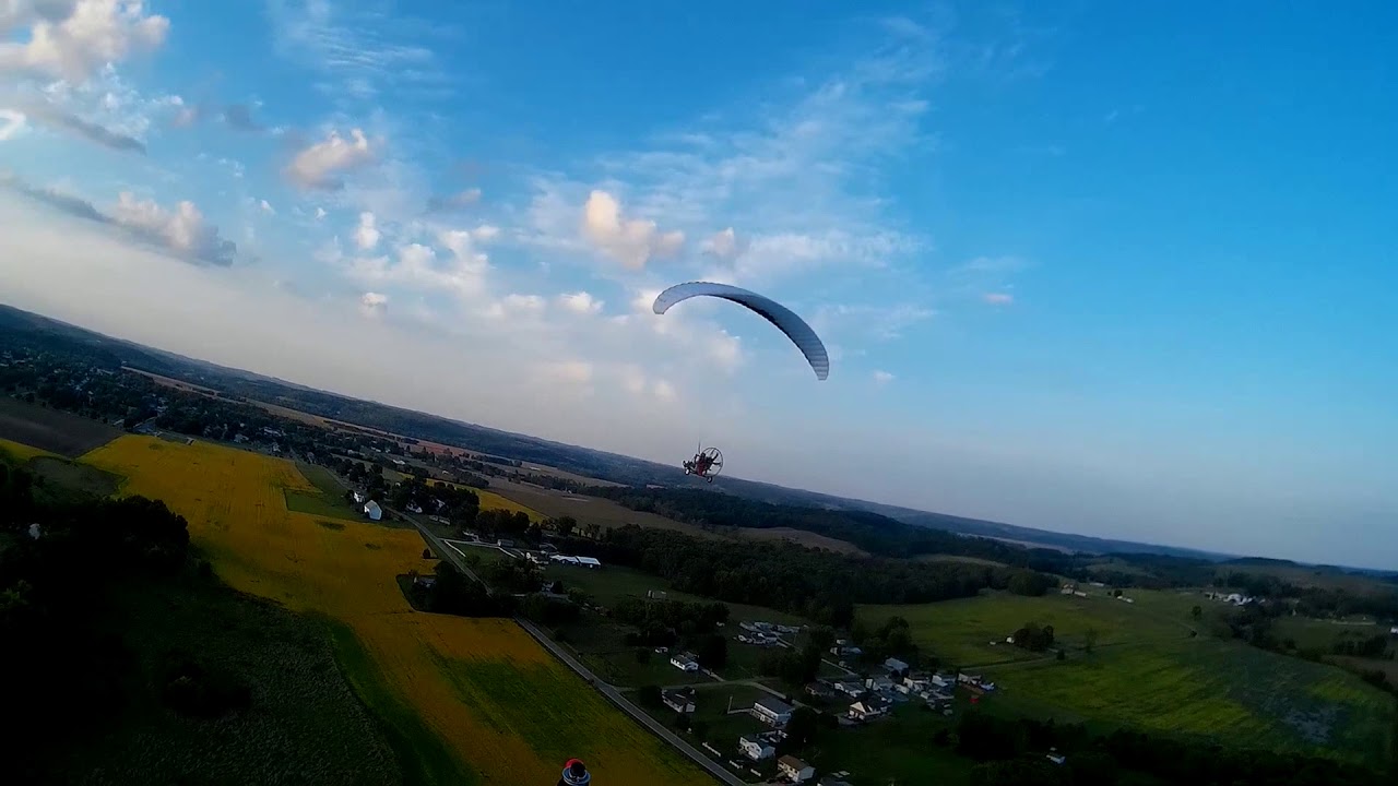 PPG was that a collapse on my Power Atlas Paramotor wing?? -  Ohio Paramotor Trike Adventures