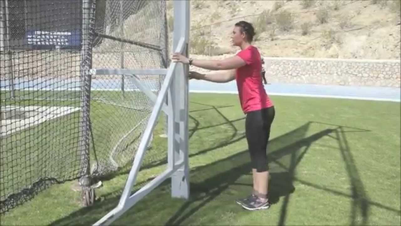 Warm-up examples for discus throw