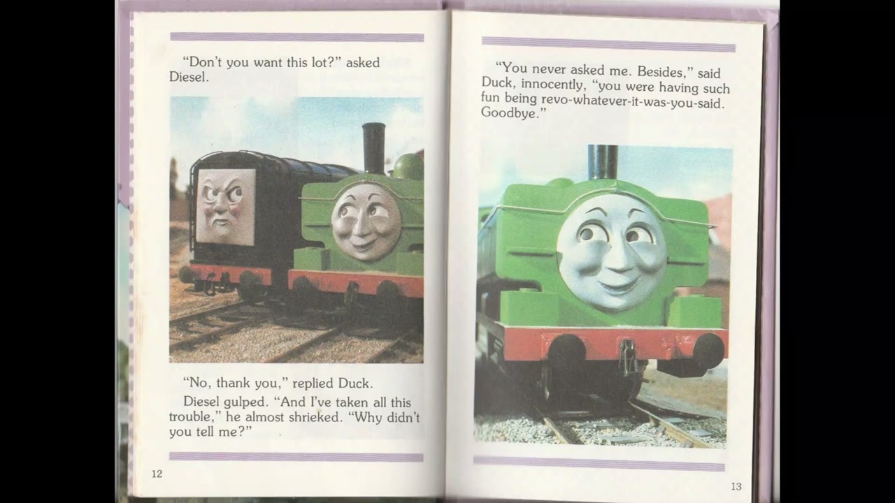 Thomas the Tank Engine Ladybird Books - Pop Goes the Diesel, Dirty Work and a Close Shave (Side 1)