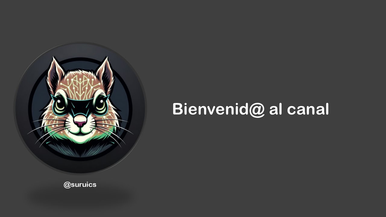 Te doy la bienvenida al canal