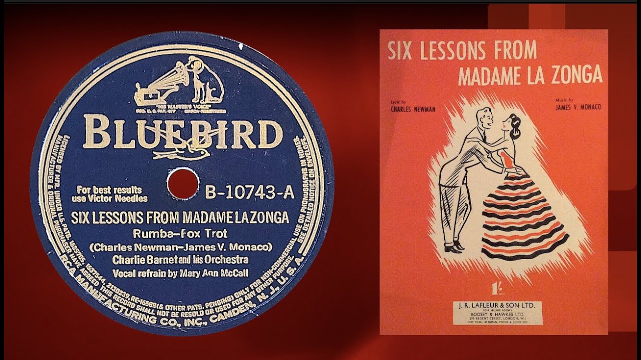 “Six Lessons From Madame La Zonga” by Charlie Barnet and his Orchestra 1940