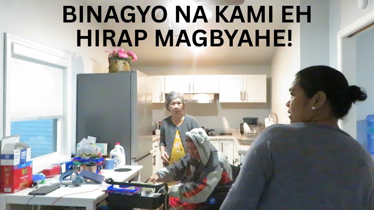 BUHAY AMERIKA: INABOT NA KAMI NG BAGYO!
