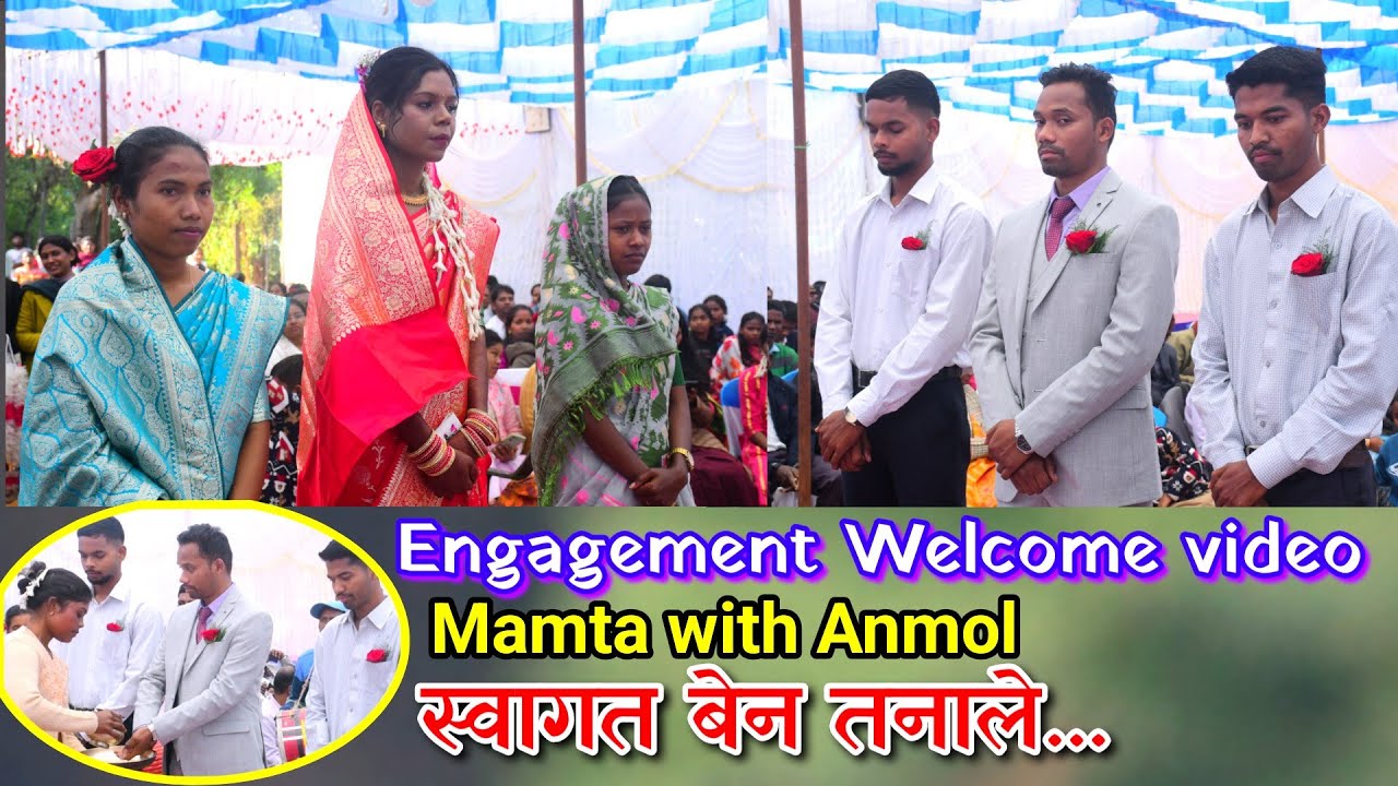 Mundari swagat geet//स्वागत बेन तनाले//mamta with Anmol 