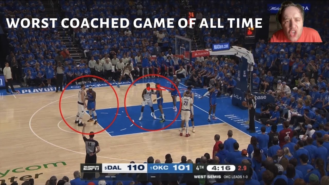 THUNDER worst coached game of all time vs. MAVERICKS | GAME 2