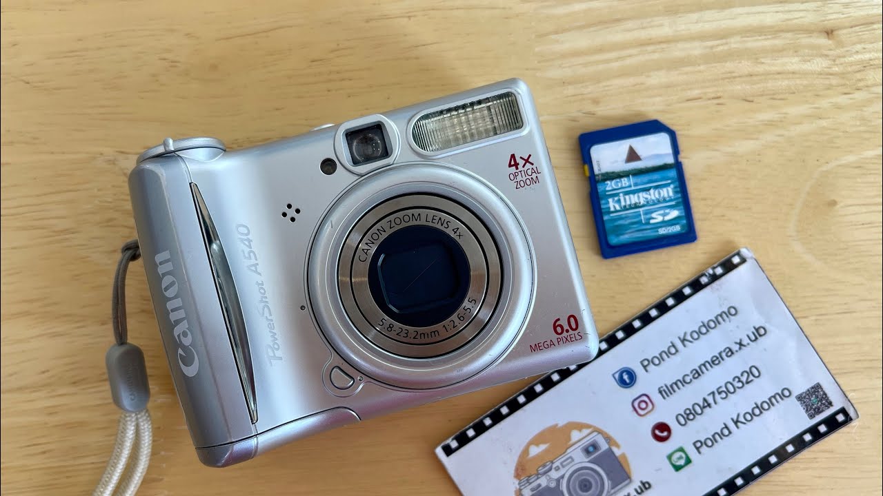 กล้องดิจิตอลCanon powershot A540 📸รีวิวกล้องby filmcamera.x.ub