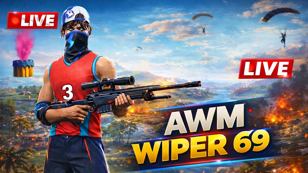 AWM wiper 69  ,, I am sniper player iam Wipeout squad in 30sec. @AWM wiper