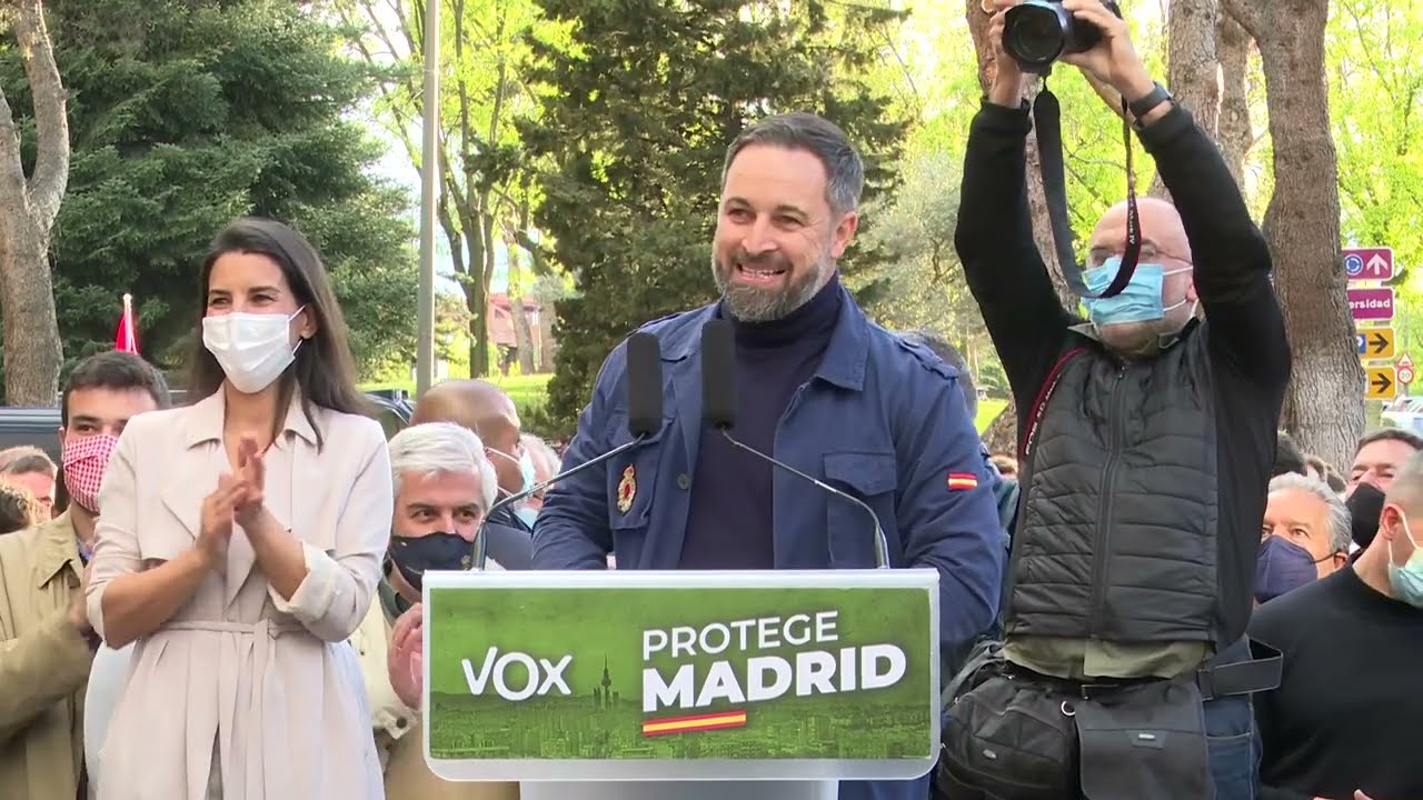 Discurso Santiago Abascal con mensaje final a los jóvenes