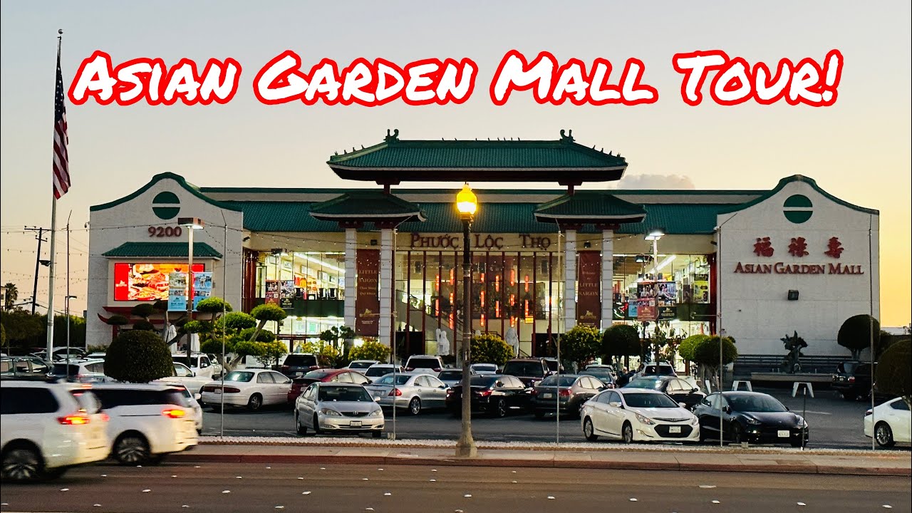 WALKING TOUR OF THE ASIAN GARDEN MALL (Phước Lộc Thọ) IN WESTMINSTER CALIFORNIA ORANGE COUNTY!