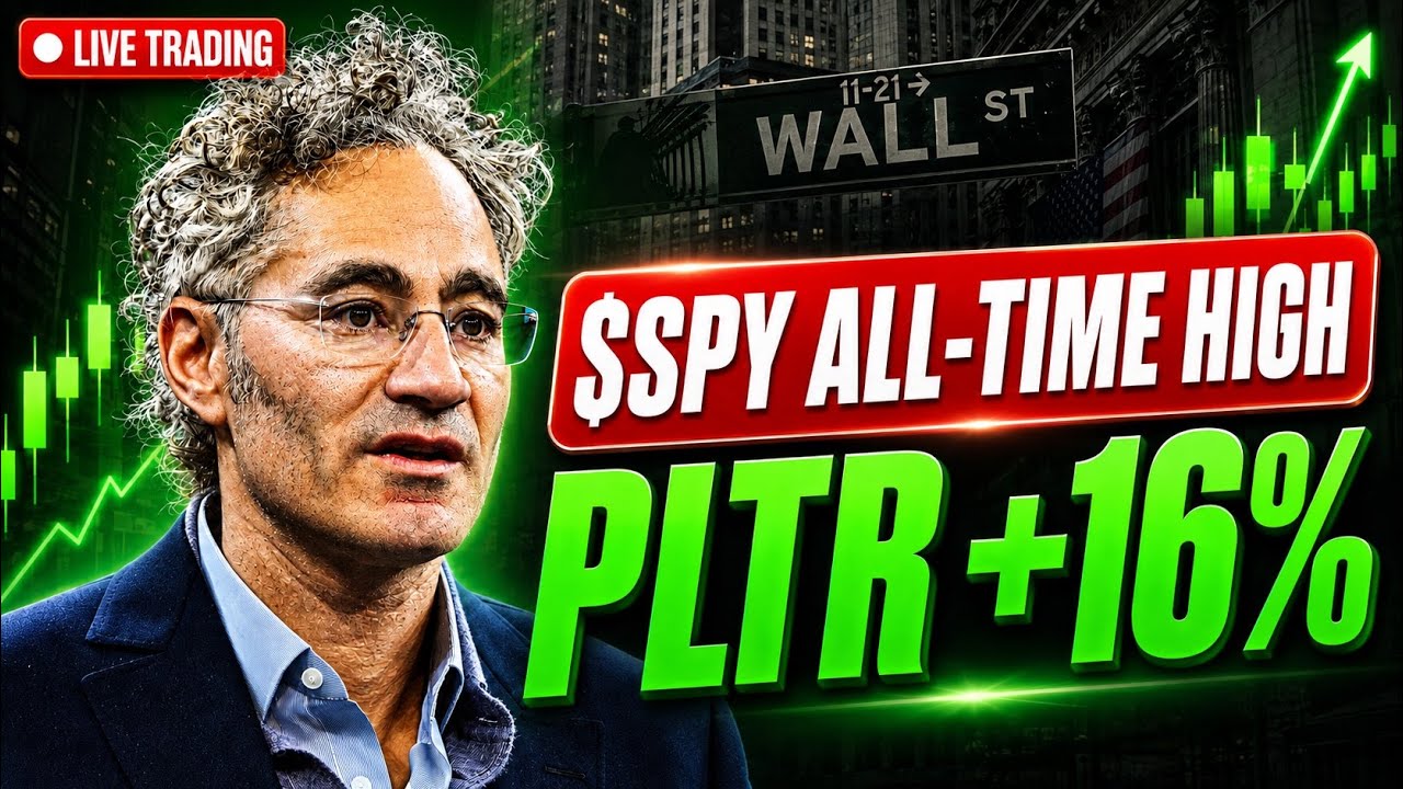 Palantir Crushed Earnings 📈 $SPY All-Time High, Chip Stocks Soar | Live Trading Stock Market Today