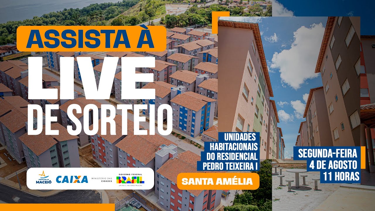 SORTEIO DO RESIDENCIAL PEDRO TEIXEIRA I -  - SANTA AMÉLIA