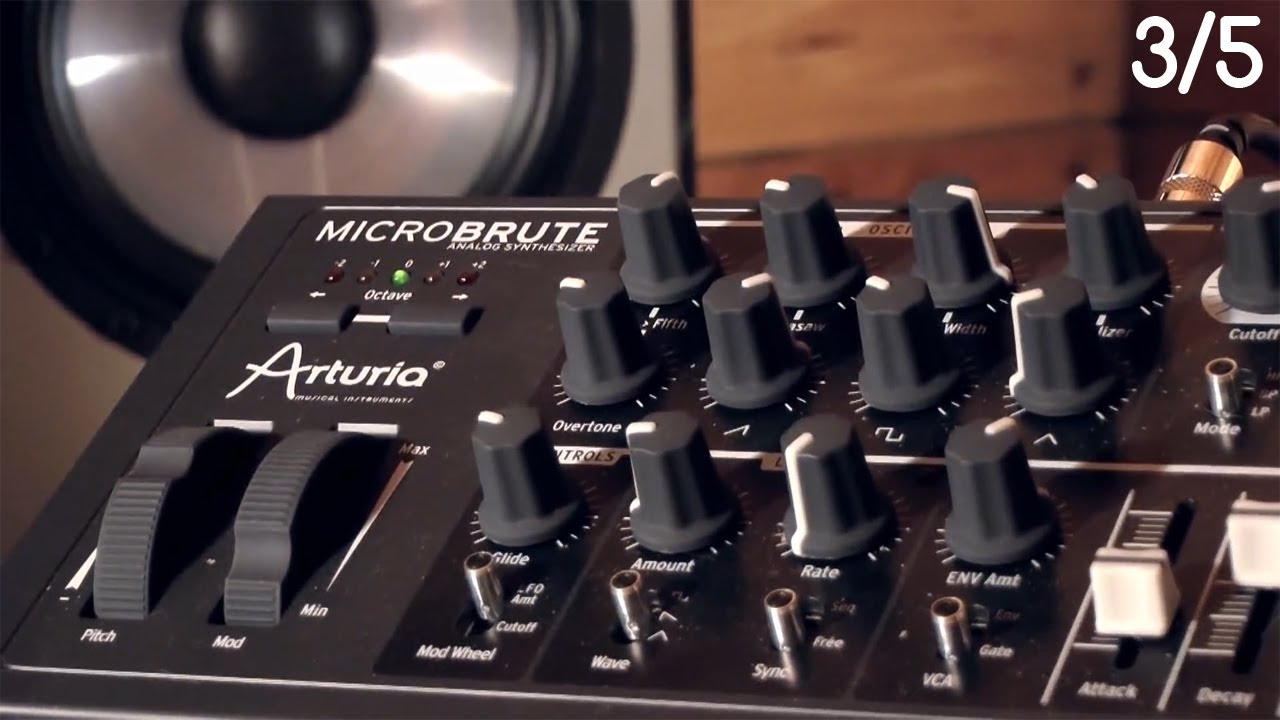 [3/5]-Arturia MicroBrute TUTORIEL : Sequencer / LFO / Controls / Mod Matrix