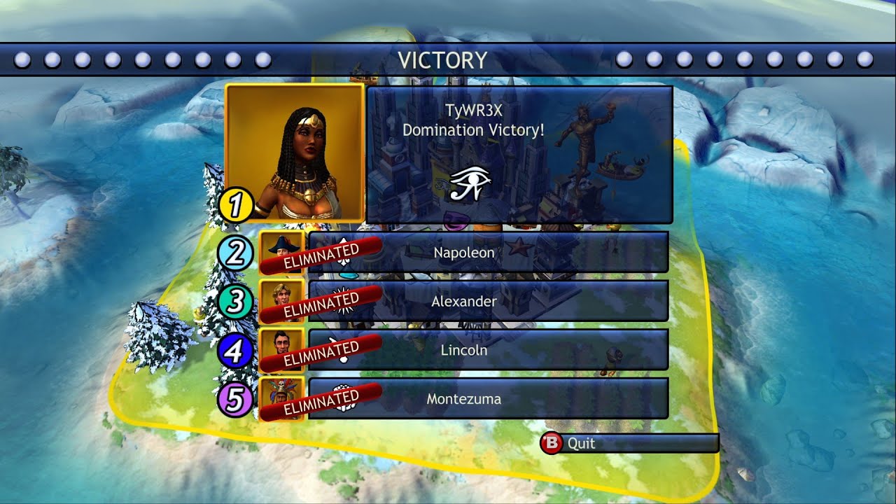 IT JUST KINDA HAPPENED...EGYPTIAN DEITY PLAYTHROUGH DOMINATION - Civilization Revolution Gameplay