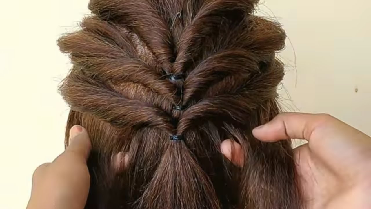 AWESOME HAIRSTYLE FOR WEDDING & FUNCTION