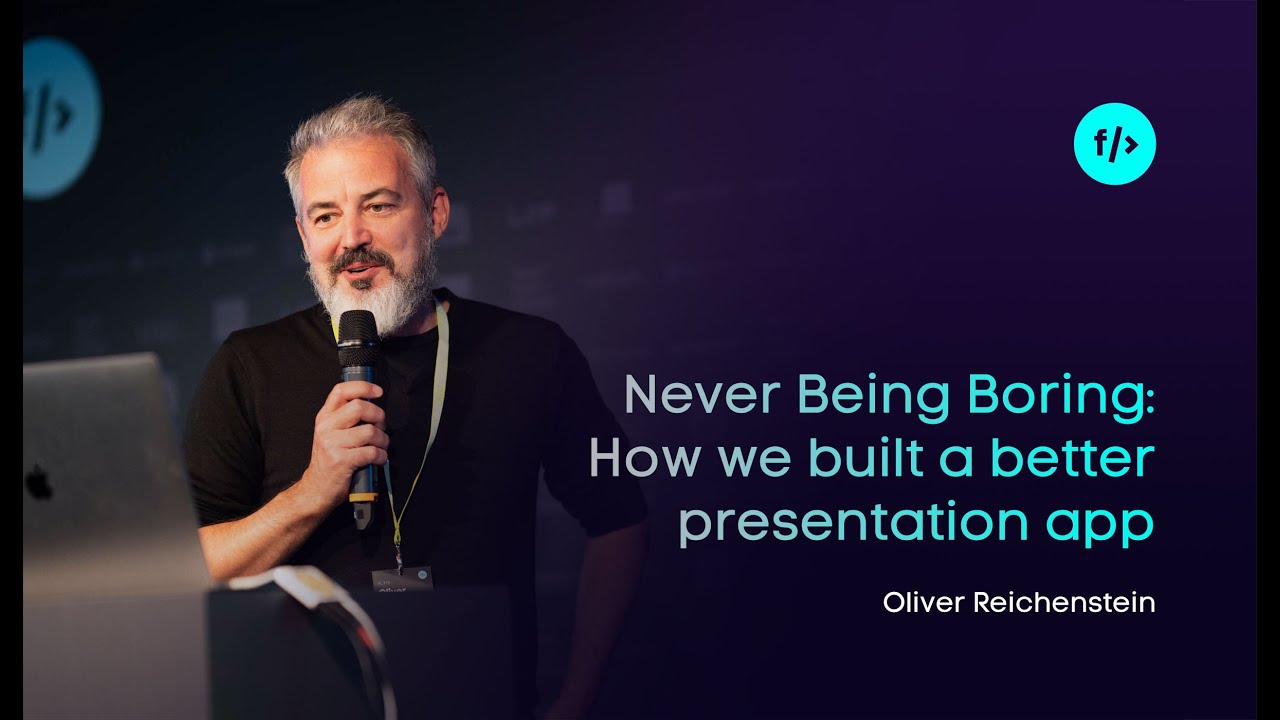 Oliver Reichenstein: How we built a better presentation app // Front Conference Zurich 2022