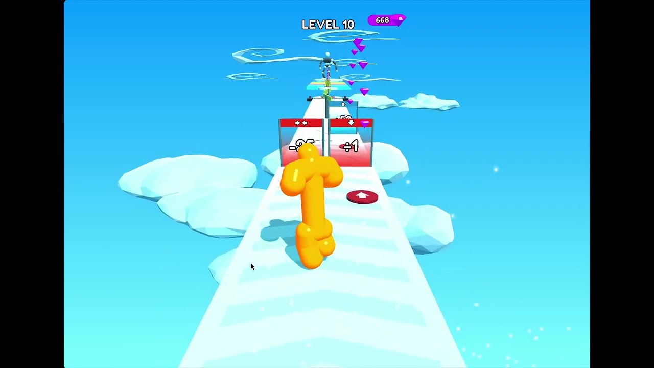 I play Tall Man Run (15 LVL)
