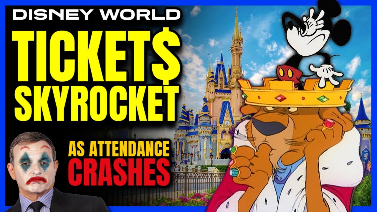 2026 Disney World Ticket Prices SKYROCKET Even as Attendance CRASHES in 2025! Even EMPTIER Parks?!