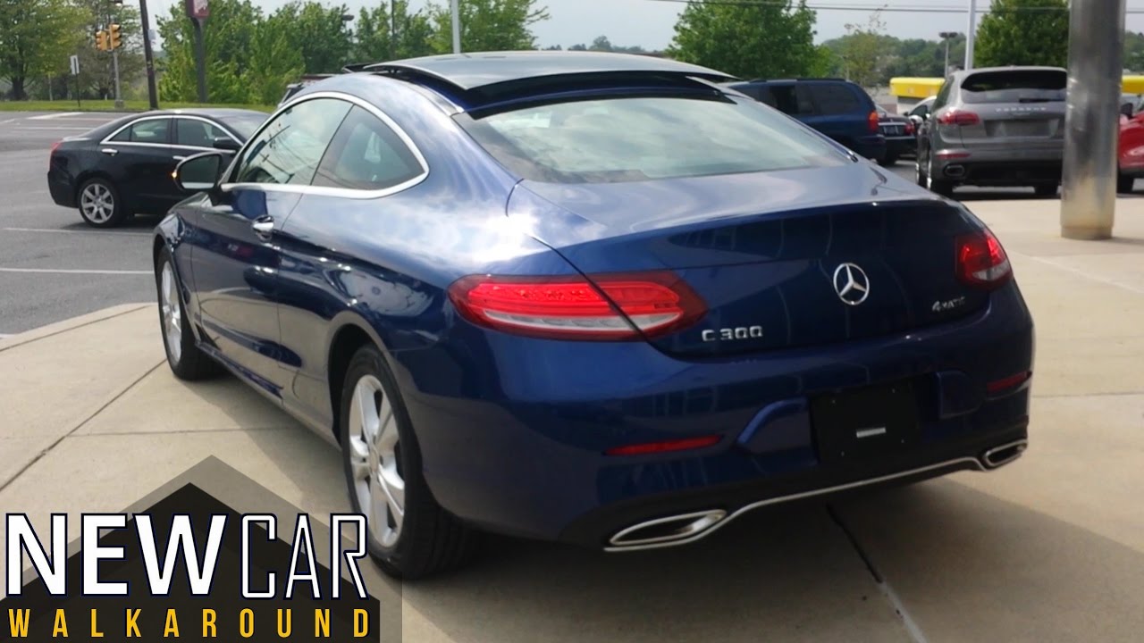 2017 Mercedes-Benz C-CLass Coupe Walkaround In Depth Start Up Interior Exterior Trunk Engine
