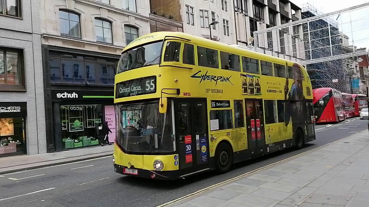 Cyberpunk Bus In Oxford Street | 55 To Oxford Street