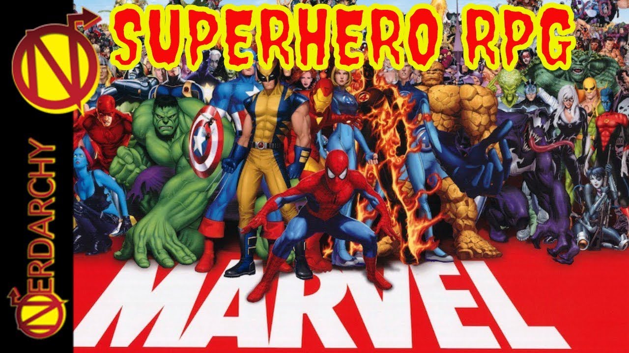 Like D&D, But with Marvel Superheroes Instead- Marvel Superheroes Role-Playing Game FASERIP