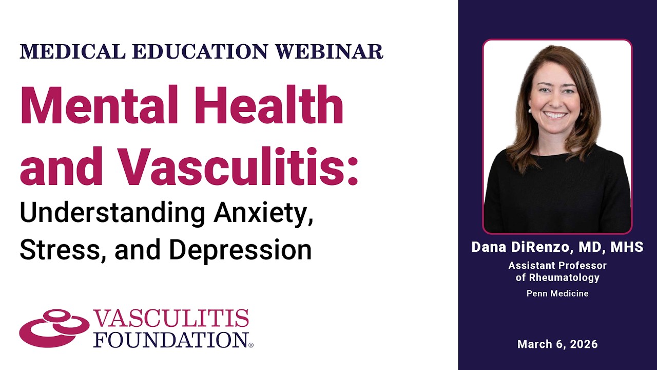 Anxiety, Depression, and Stress in People Living with Vasculitis  2026