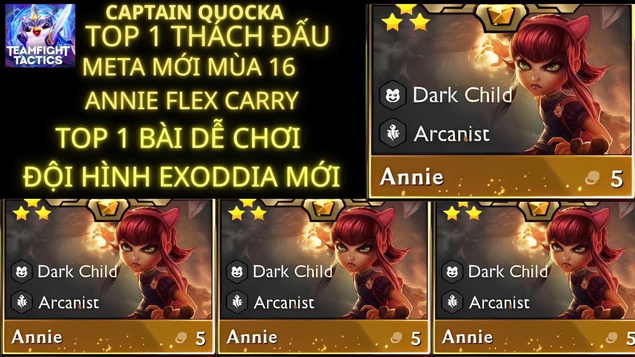 TOP 1 UP RANK THẦN TỐC 100% VỚI BÀI ĐẤU ANNIE FLEX EXODIA DẼ CHƠI NHẤT VÀ KHỎE NHẤT BẢN HIỆN TẠI