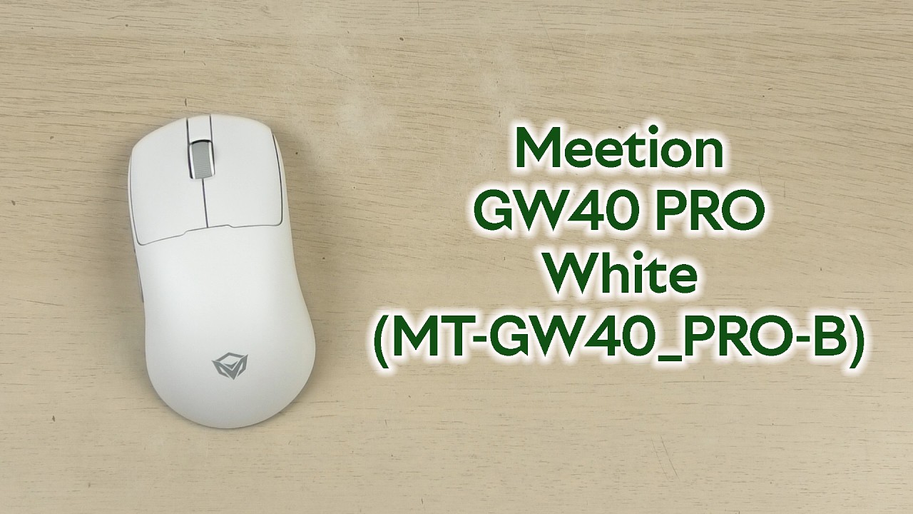 Розпаковка Meetion GW40 PRO Bluetooth/Wireless/USB White (MT-GW40_PRO-B)