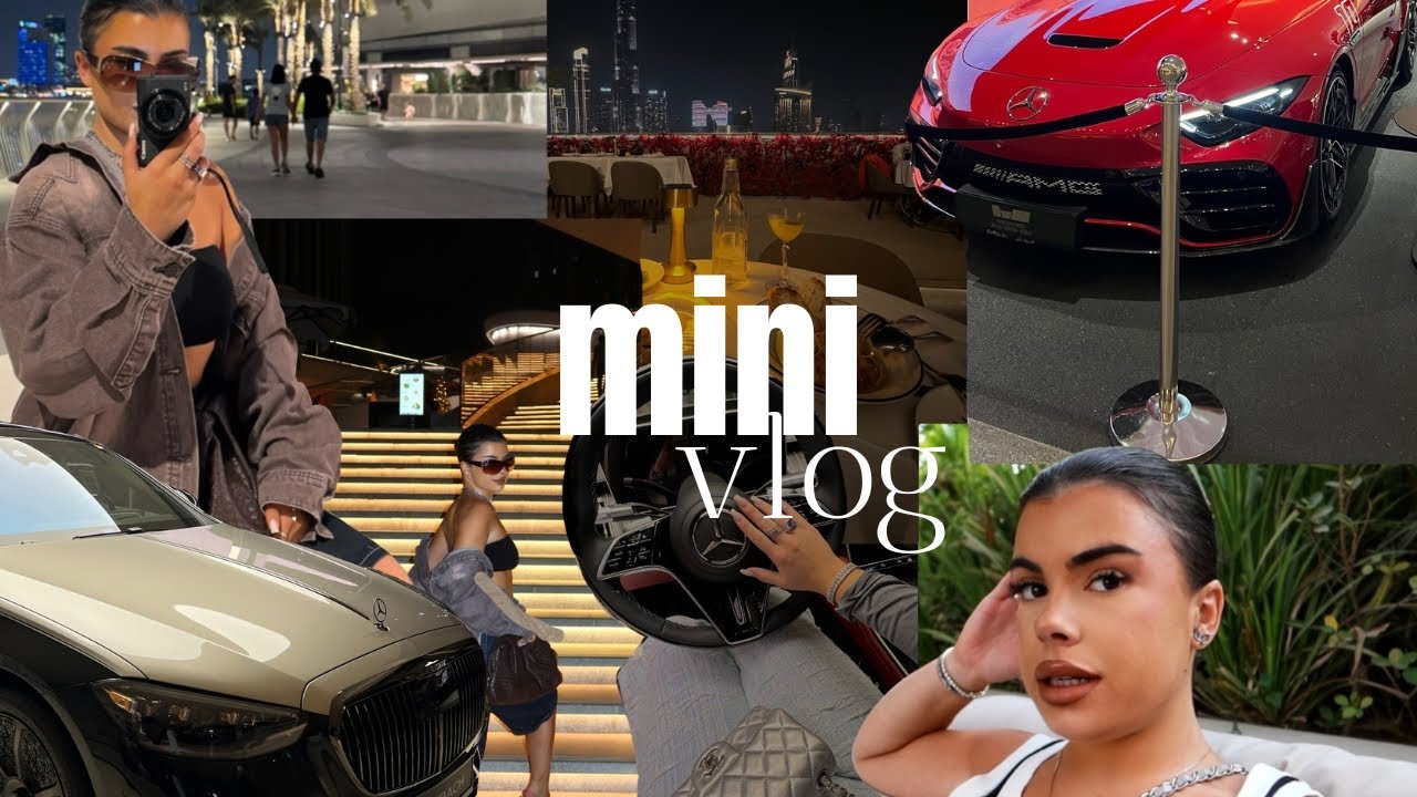 MINI VLOG | mercedes cars, photoshoots and always food