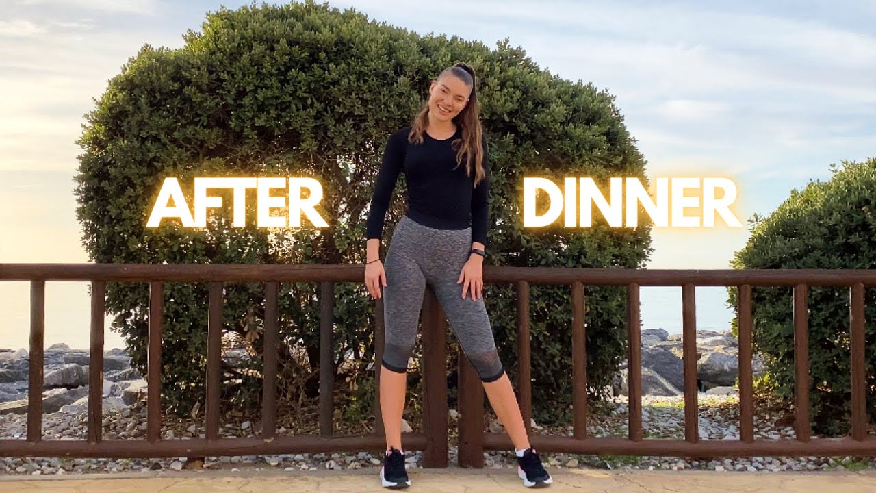 10 MIN After Dinner Workout For Digestion// Low Impact Walking
