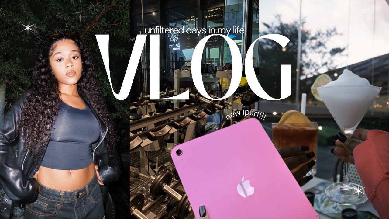 #vlog : unfiltered days in my life | I got an iPad!!!🤭| going out | gym | yapping + many more
