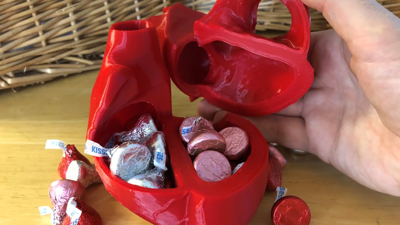 Open Heart Chocolate Box