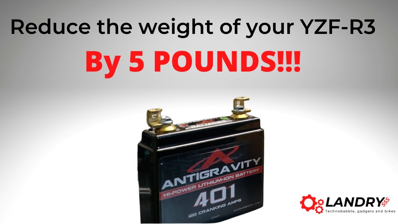 R3 Weight Reduction - Install a Lithium Battery