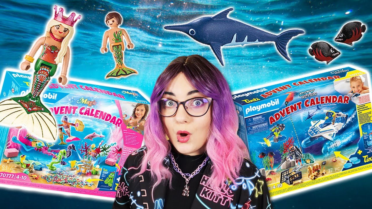 OTWIERAM PODWODNE Kalendarze Adwentowe Playmobil z SYRENKAMI 🧜‍♀️ 💧