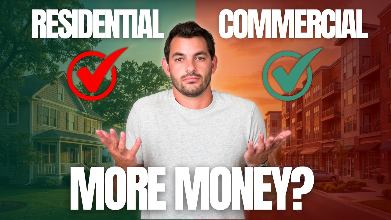 Residential vs Commercial Real Estate (2026 GUIDE)