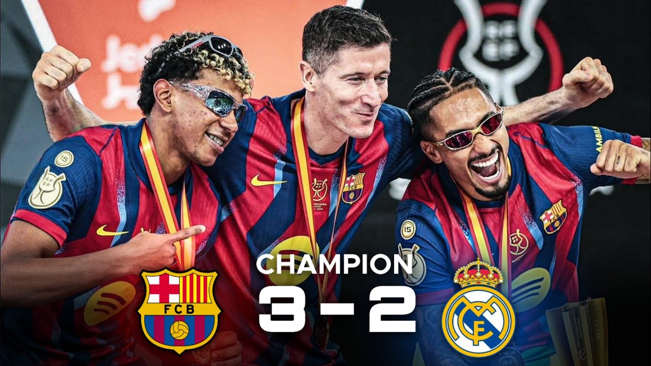 REAL MADRID HUMILIATED! How Barca Destroyed Madrid In The SUPER CUP Final (3-2)