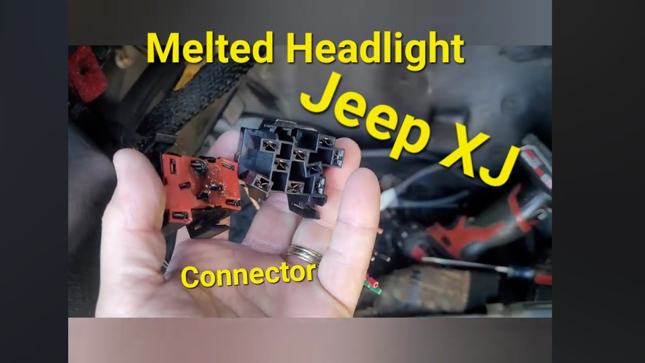 Полная переборка фар на Jeep XJ: предотвращение расплавления разъёма переключателя