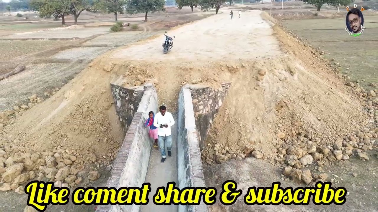 Drone shoot for over foll river Gosaindih 