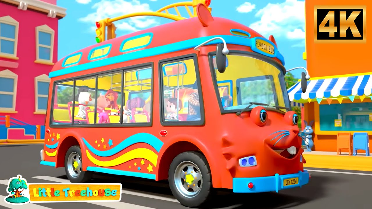 Wheels on the Bus Nursery Rhyme for Babies and Toddlers